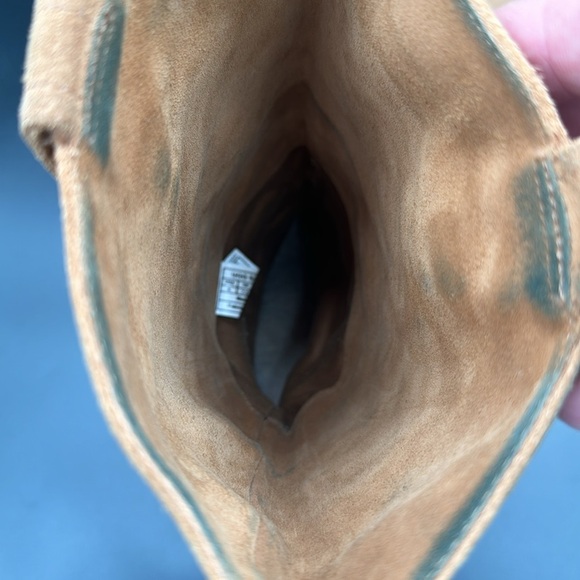 UGG Josie Tan Brown Suede Leather Knee High Boots Style 3214 Size 9 - Picture 9 of 12